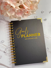 Load image into Gallery viewer, Black and Gold Planner
